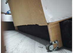 Диван Меркурий 160 зеленый / бежевый микровельвет фото покупателя 11