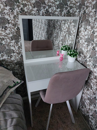 Стул на металлокаркасе Чилли зеленый / белый каркас фото покупателя 173