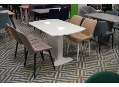 Стул на металлокаркасе Седа К 02 светло-серый / белый из шоурума 1