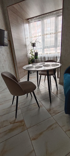 Стул на металлокаркасе Gabi gray / black фото покупателя 523