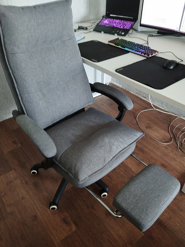 Компьютерное кресло Rapid голубое фото покупателя 63