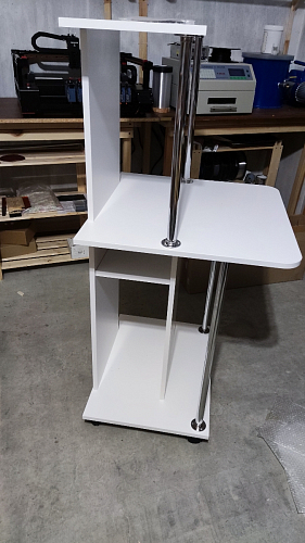 Компьютерный стол КСТ-12 белый  - Уцененный экземпляр фото покупателя 18