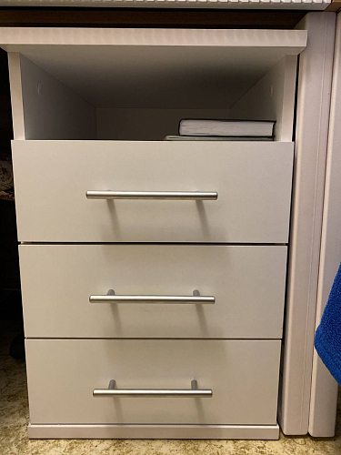 Тумба КТ-12 с ящиками белая фото покупателя 2