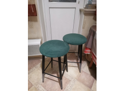 Полубарный стул Гангток крутящийся черный / черный матовый фото покупателя 14