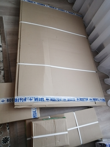 Двуспальная кровать Клауд 160х200 парящая дуб крафт золотой / антрацит фото покупателя 583