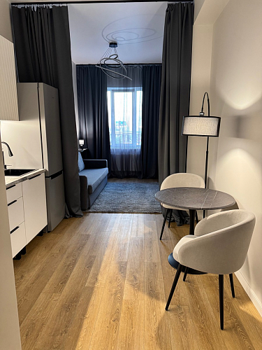 Стол Тулип 90х73 дуб вотан / белый  - Уцененный экземпляр фото покупателя 55