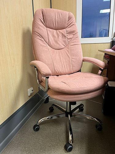 Компьютерное кресло Softy Lux розовое фото покупателя 39