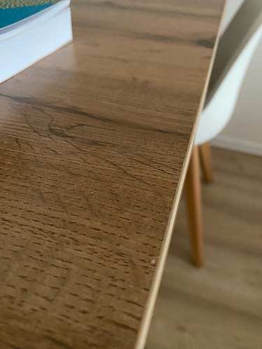 Деревянный стол Лота Лофт 140х80 черный матовый / бетон светлый фото покупателя 868