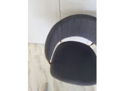 Стул на металлокаркасе Kamelia темно-серый / золотой фото покупателя 73