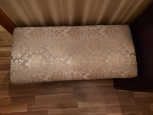 Банкетка  Валентино орех / бежевый фото покупателя 3