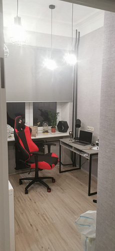 Письменный стол Леон Лофт бетон / черный матовый фото покупателя 26