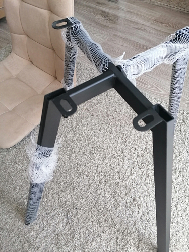 Стул на металлокаркасе Чилли бирюзовый / черный фото покупателя 576