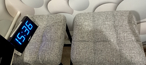 Барный стул Лофт микровелюр катания блэк / черный матовый фото покупателя 273