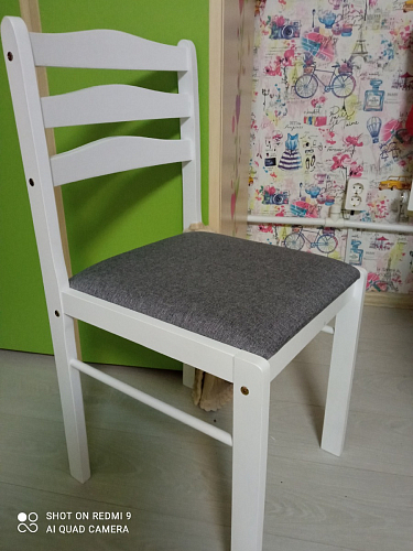 Стул деревянный Camel white / light grey фото покупателя 6