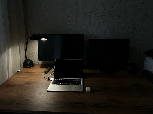 Стол Тринити Лофт 120 32 мм дуб галифакс табако / черный матовый фото покупателя 379