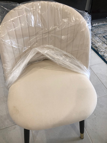 Стул на металлокаркасе Gabi latte / gold / black фото покупателя 371