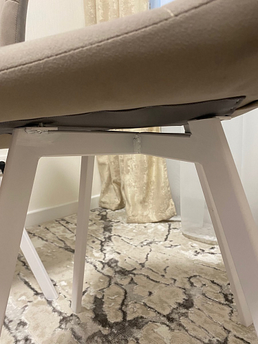 Комплект стульев Чилли 2 шт бежевый / черный фото покупателя 328