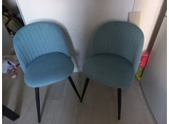 Стул на металлокаркасе Gabi 1 light purple / black фото покупателя 404