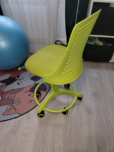 Компьютерное кресло Kiddy/Кидди розовое ткань (сетка) фото покупателя 29