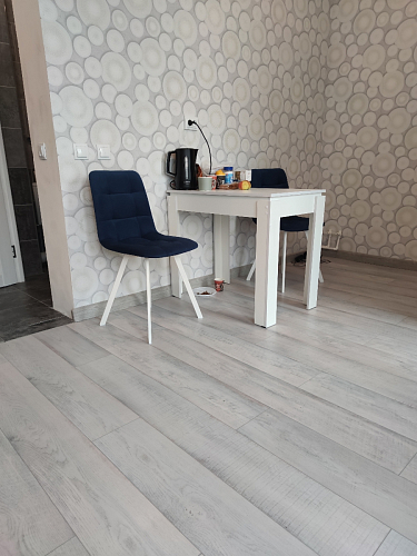 Стул на металлокаркасе Чилли синий / белый фото покупателя 895