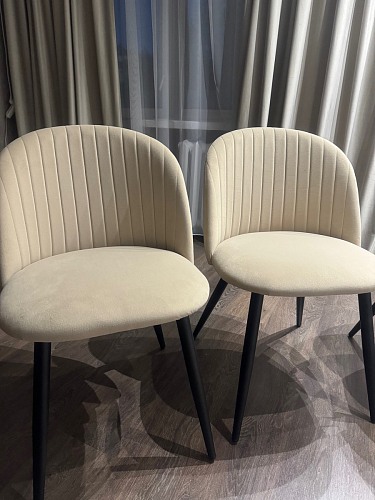 Стул на металлокаркасе Gabi gray / black фото покупателя 577