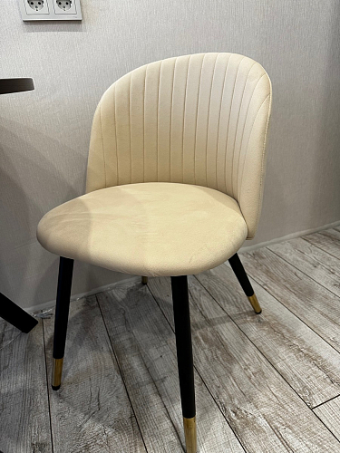 Стул на металлокаркасе Gabi latte / gold / black фото покупателя 551