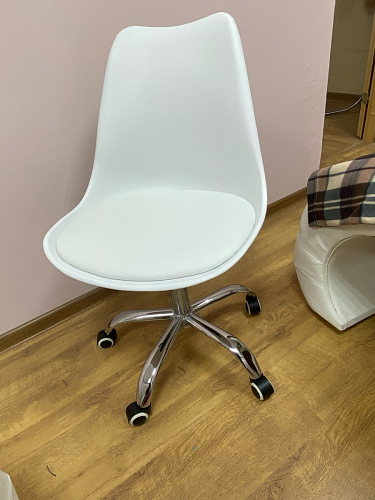 Компьютерное кресло Kolin с подушкой clear / white фото покупателя 210