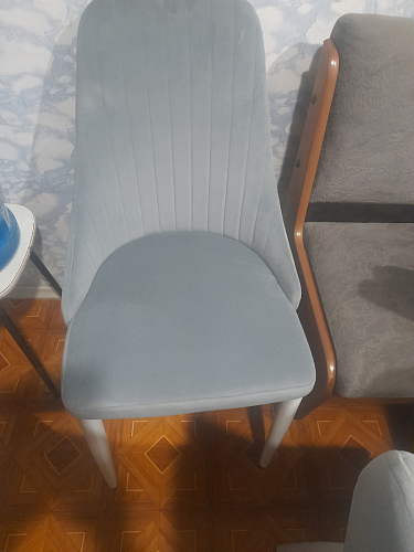 Стул на металлокаркасе Kora beige / black фото покупателя 443