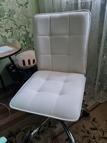 Компьютерное кресло One/Ван флок бежевый 7 фото покупателя 54