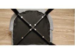 Стул на металлокаркасе Kora gray / black фото покупателя 135