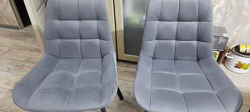 Стул на металлокаркасе Челси К крутящийся бирюзовый / черный фото покупателя 250