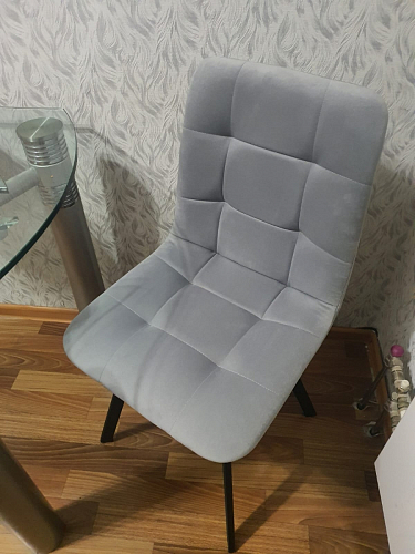 Стул на металлокаркасе Чилли К кирпичный / черный фото покупателя 579