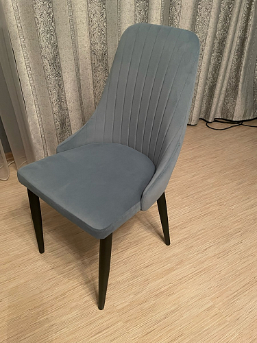 Стул на металлокаркасе Kora black / gray фото покупателя 24