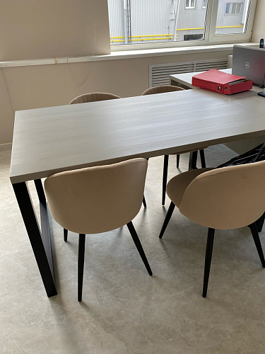 Стул на металлокаркасе Gabi latte / gold / black фото покупателя 251