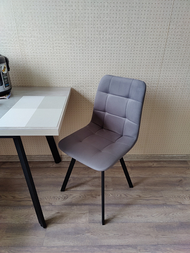 Стул на металлокаркасе Чилли К кирпичный / черный фото покупателя 480