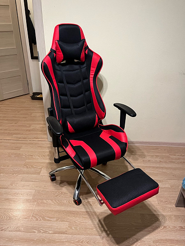 Компьютерное кресло Kano черное / красное фото покупателя 10