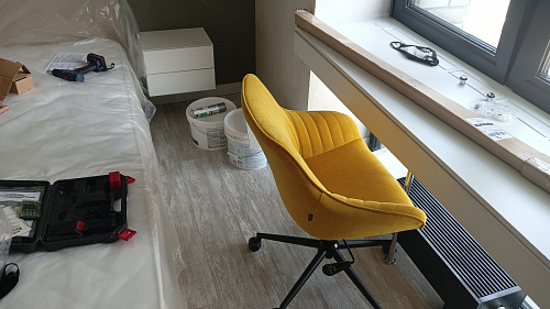 Компьютерное кресло Dublin/Дублин хром / вельвет серый фото покупателя 14