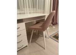 Стул на металлокаркасе Седа К крутящийся светло-серый  / белый фото покупателя 153