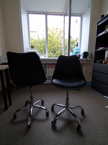 Компьютерное кресло Kolin с подушкой clear / white фото покупателя 237