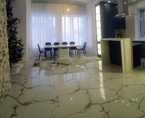 Стул на металлокаркасе Capri голубой фото покупателя 45