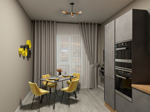 Комплект стульев Чилли 4 шт темно-серый / черный фото покупателя 576