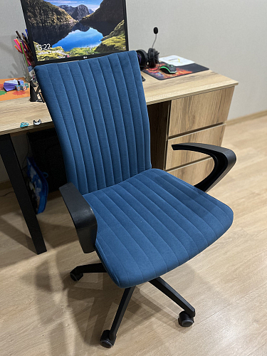 Компьютерное кресло Spark/Спарк флок розовый 137 фото покупателя 19