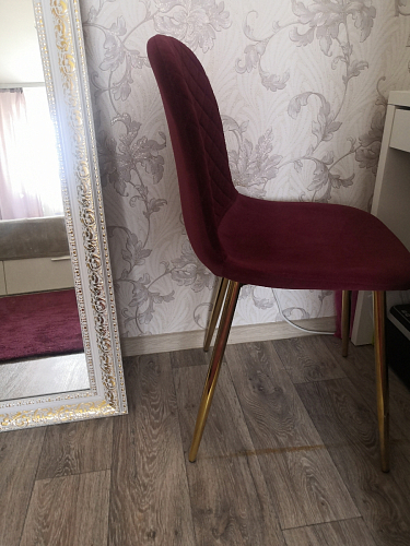 Стул на металлокаркасе Dabl 01 champagne / gold фото покупателя 41