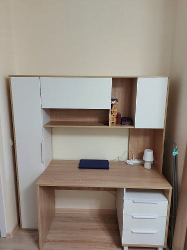 Компьютерный стол Комфорт 12.95 N дуб сонома / темно-серый фото покупателя 8