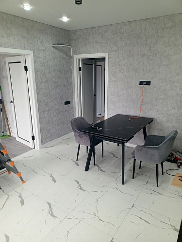 Керамический стол Норман 120(180)х80 shakespeare black / черный фото покупателя 30