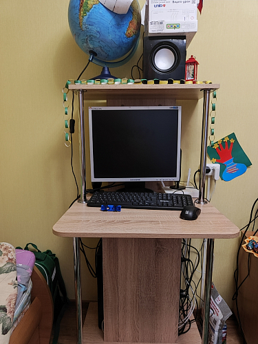 Компьютерный стол КСТ-12 белый фото покупателя 8