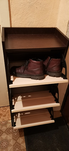 Обувница Ямайка 1 венге / дуб молочный фото покупателя 12