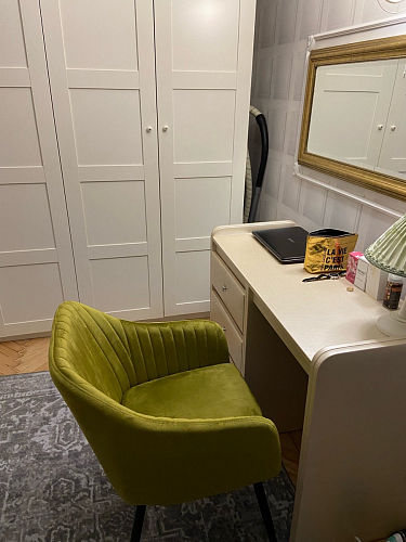 Стул на металлокаркасе Slam dark beige фото покупателя 105