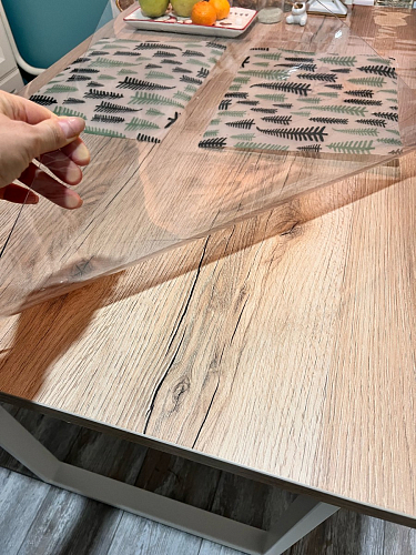 Деревянный стол Лота Лофт 140х80 черный матовый / бетон светлый фото покупателя 891