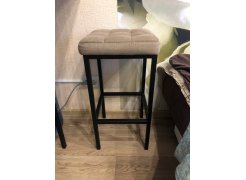 Барный стул Лофт кожзам d1 / черный матовый фото покупателя 187